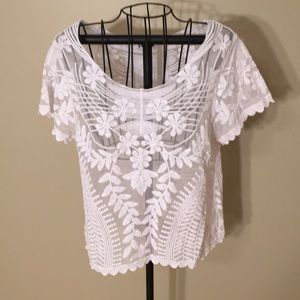 Express lace top